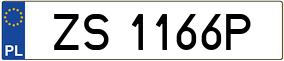 Truck License Plate